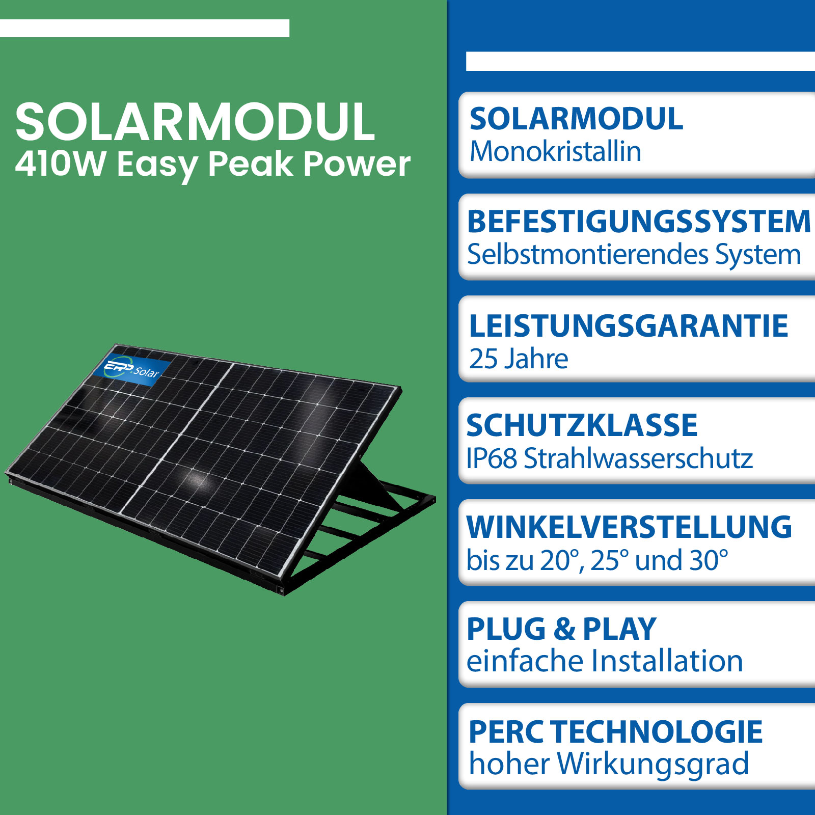 W Plug Play Balkonkraftwerk Komplettset Epp Solar Off