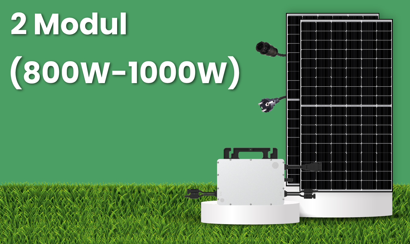Campergold Solaranlage 1000W Balkonkraftwerk Komplettset PV
